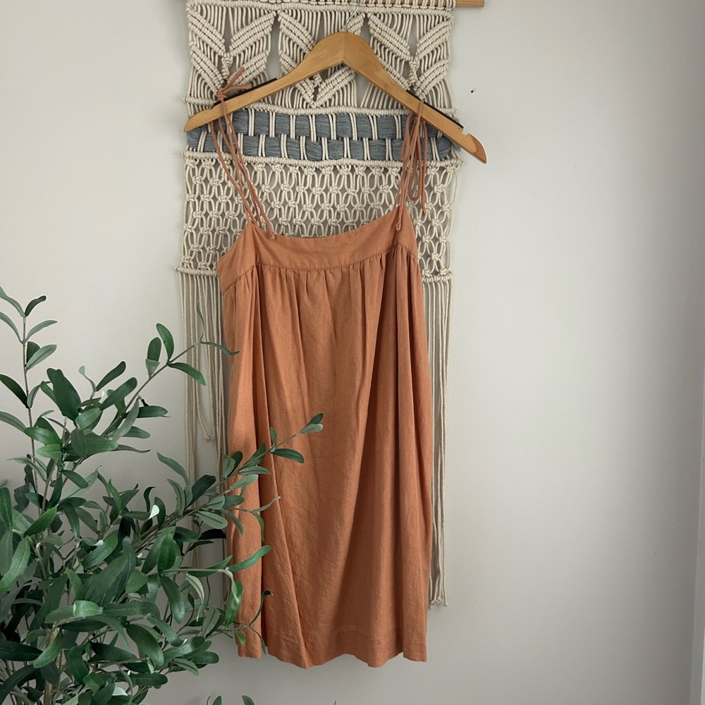 Abercrombie & Fitch Rust Orange Spaghetti Strap Dress
